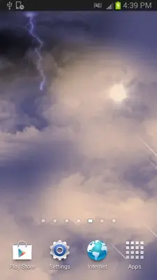 Thunder clouds android App screenshot 2